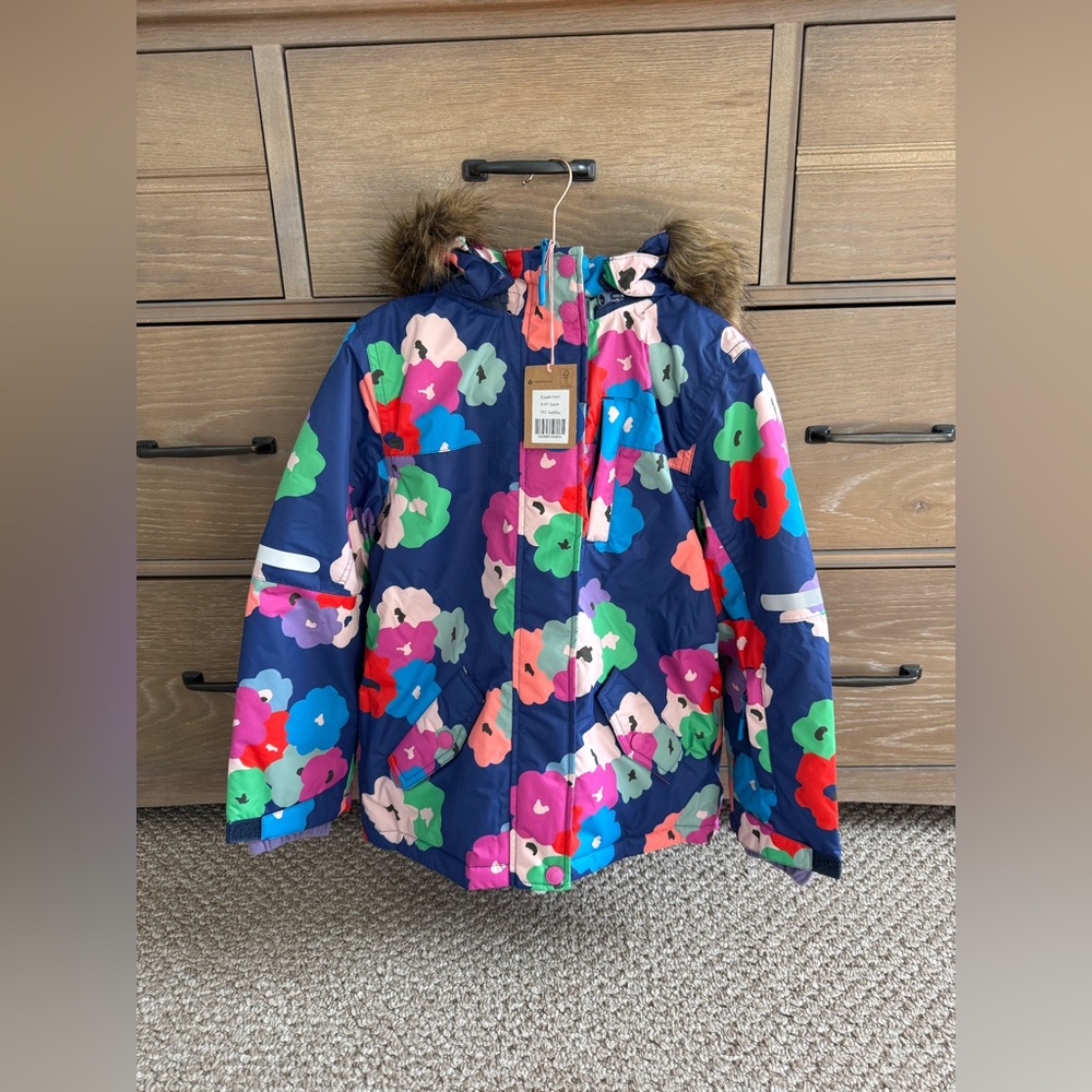 NWT - Girl’s Floral Mini Boden Winter Jacket - Size: 8-9Y